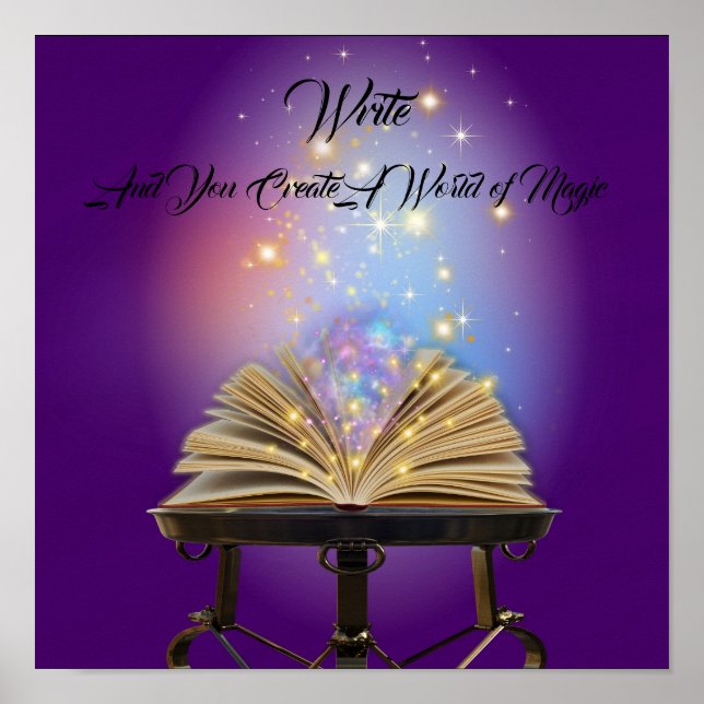 Skriva Motiv Poster konst (Framsidan)