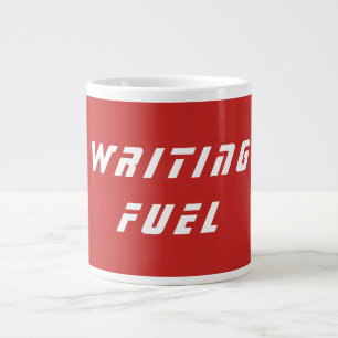 Skriva motivation mugg, skriv bränslecitat kopp jumbo mugg