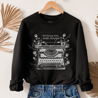 Skriva nästa kapitel, skicka, skriva t shirt