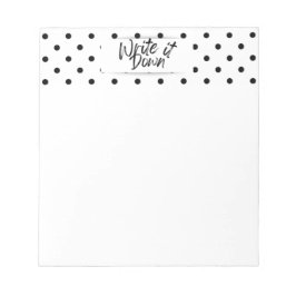 Skriva ner anteckningsblock