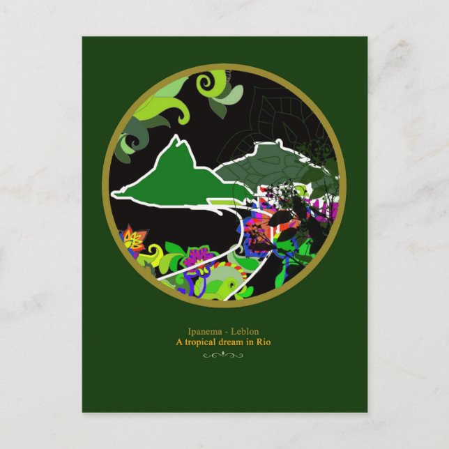 Skriva om Rio de Janeiro Vykort (Framsida)