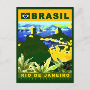 Skriva om staden Rio de Janeiro Vykort