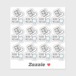 Skriva på etiketter för blodtrycksspårning