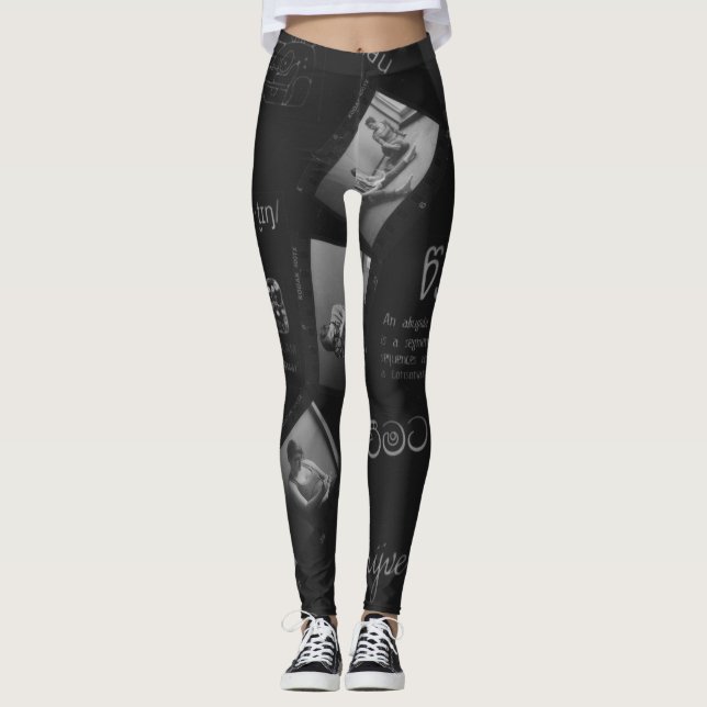 Skriva Photogram Leggings (Framsida)