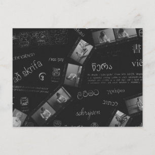 Skriva Photogram Vykort