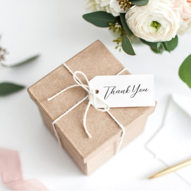 Skriva Tack-skript i modern hand Stämpel (Skapare uppladdad)