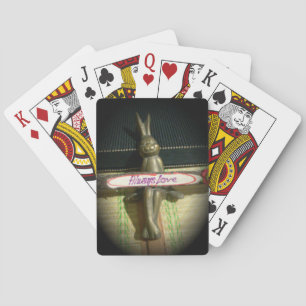 Skriva ut alltid Kärlek inspirerande kanonteckning Casinokort