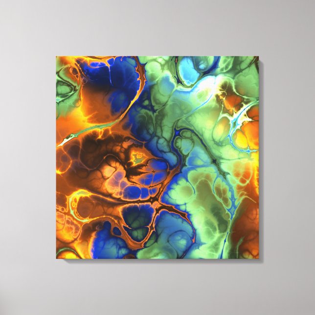 Skriva ut Fractal Canvas Art (Framsida)