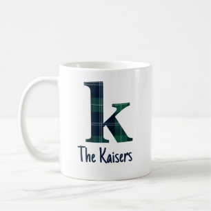 Skriva ut gemener Brev k initialt och Namn Kaffemugg