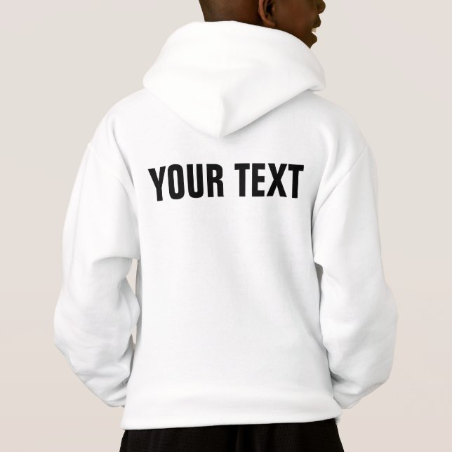 Skriva ut mallfack för elegant längst fram och bak t shirt (Baksida)