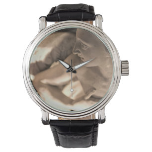 Skriva ut med marble Angel Sculpture Art Armbandsur