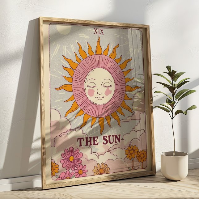 Skriva ut med Retrografik för Tarot Card i Sol Poster (Skapare uppladdad)