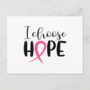 Skriva ut menyfliksområdet Breast Cancer Vykort