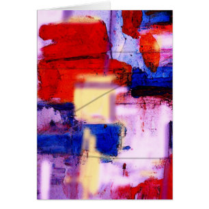 Skriva ut modern Abstrakt Hälsningskort