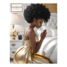 Skriva ut Mor Elegant Guld & White