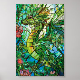 Skriva ut och ladda ned lagrad Gass Garden Dragon Poster