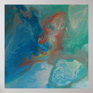 Skriva ut originalteckningar av Mary Rafter "Coast Poster