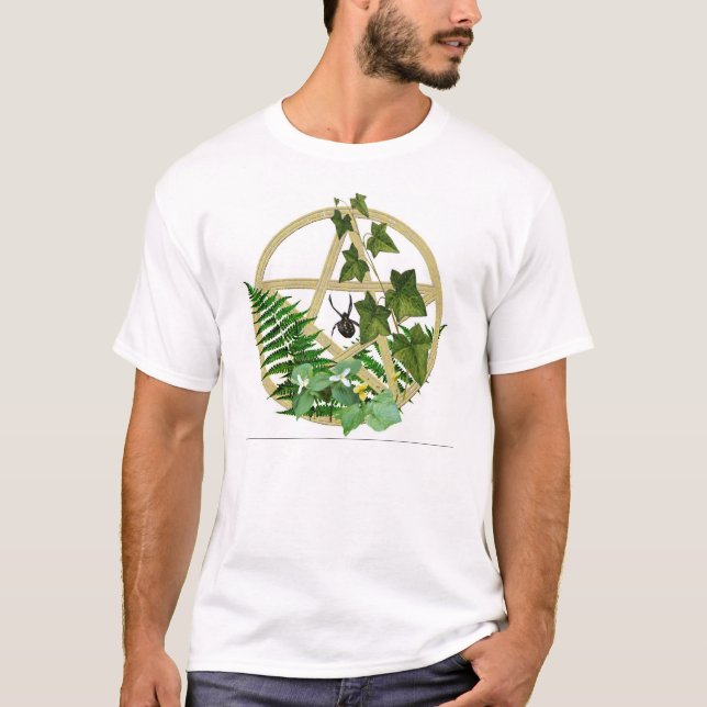 Skrivad skogsmarkspindel tee shirt (Framsida)