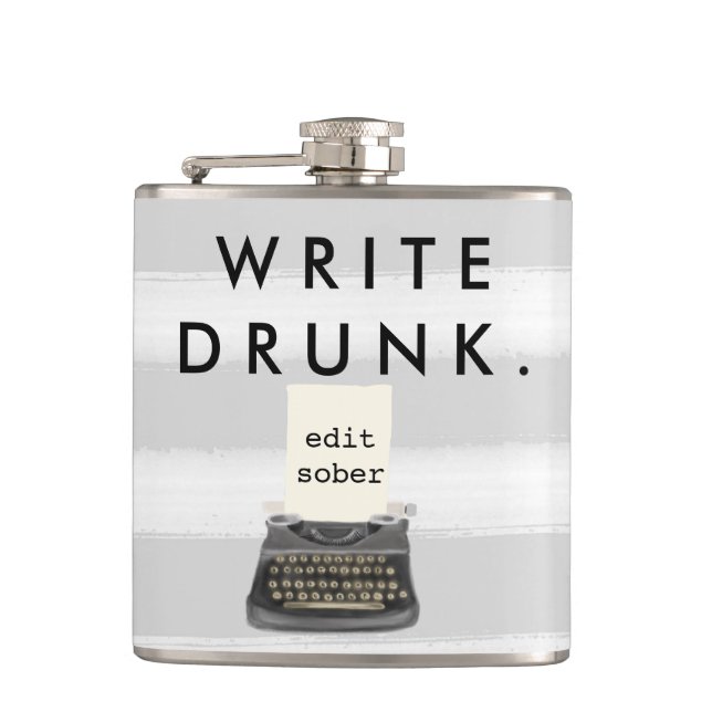 Skrivafylleristen redigerar den nyktra fickplunta (Framsidan)