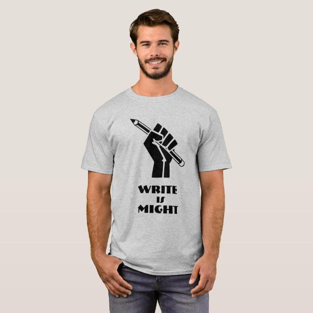 Skrivan kan vara t-shirt (Hel framsida)