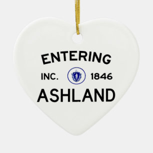 Skrivande in Ashland Julgransprydnad Keramik