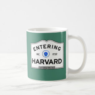 Skrivande in Harvard Kaffemugg