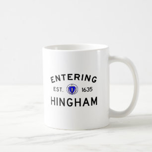 Skrivande in Hingham Kaffemugg