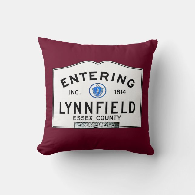 Skrivande in Lynnfield Kudde (Framsida)