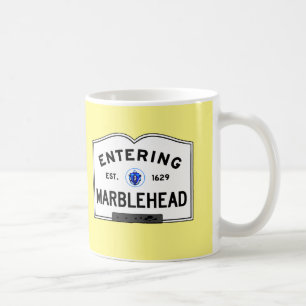 Skrivande in Marblehead Kaffemugg