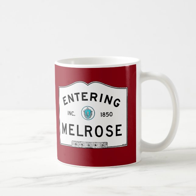 Skrivande in Melrose Kaffemugg (Höger)