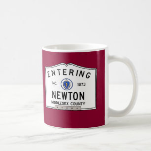 Skrivande in Newton Kaffemugg