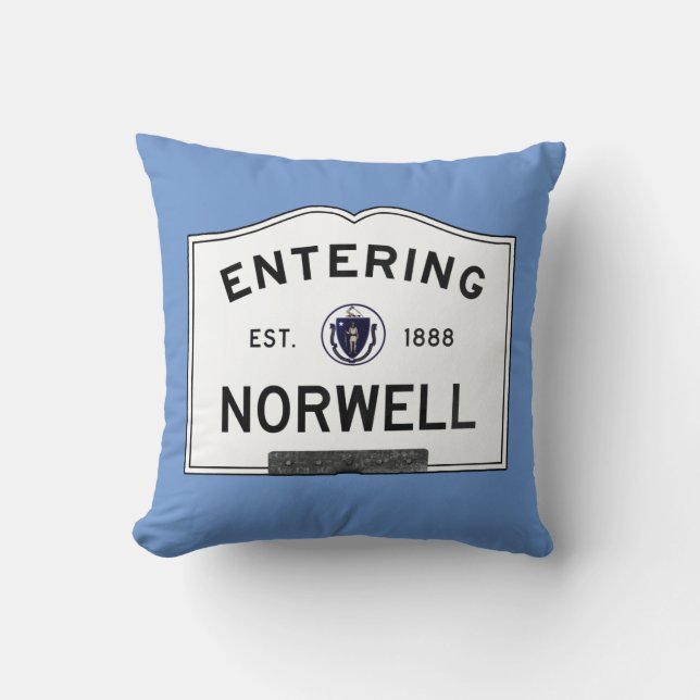 Skrivande in Norwell Kudde (Framsida)