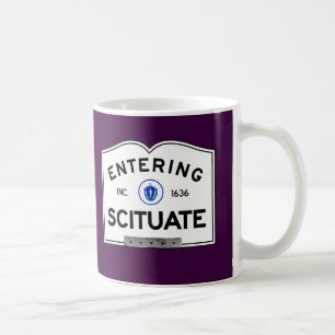 Skrivande in Scituate Kaffemugg
