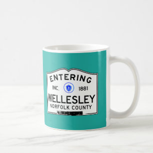 Skrivande in Wellesley Kaffemugg