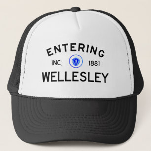Skrivande in Wellesley Truckerkeps