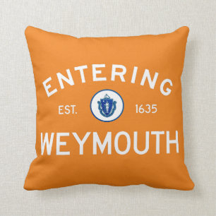 Skrivande in Weymouth Kudde