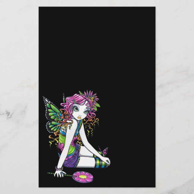 Skrivar den felika gelen "för den Crystal" Brevpapper (Framsida)