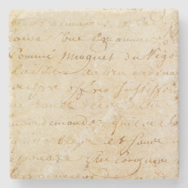 skrivar den franska antikviteten för 1700svintage stenunderlägg (Framsidan)