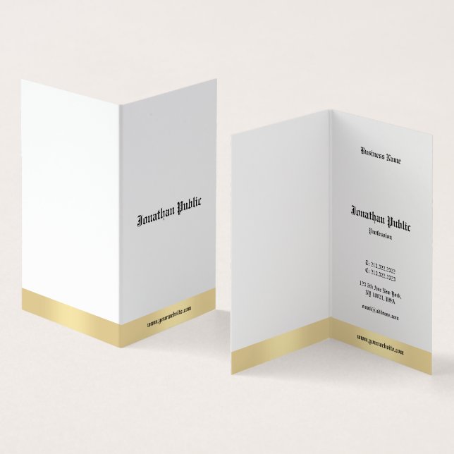 Skrivar den gammala engelska calligraphyen för visitkort (In- och utsida)