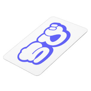 Skrivar japanska Nihongo för Chibi ちび Hiragan Magnet
