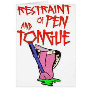 "Skrivar spontar tvång av och" det roliga Hälsningskort