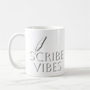 Skrivar Vibes Författare Poeter Kaffemugg