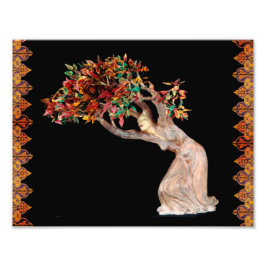 Skrivarbar utskrift för höst Poster