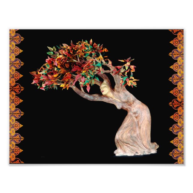 Skrivarbar utskrift för höst Poster (Framsidan)