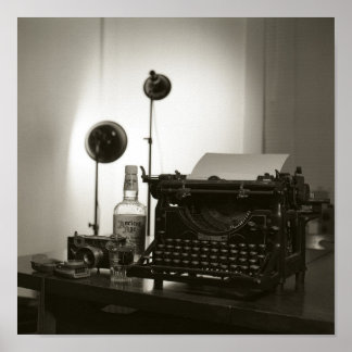 Skrivarblock Poster