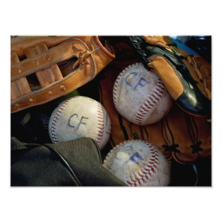 SKRIVARE - "Baseball in Clark Fork" Fototryck