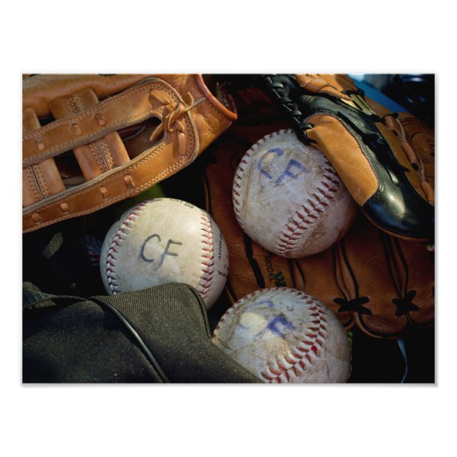 SKRIVARE - "Baseball in Clark Fork" Fototryck (Framsidan)