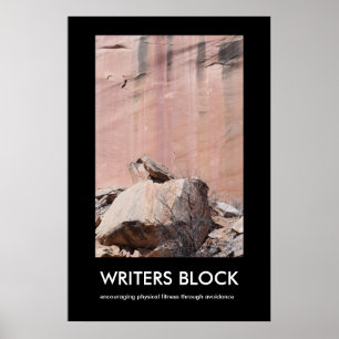 SKRIVARE BLOCK Demotitionational Poster