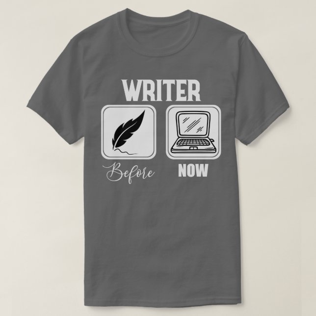 Skrivare före nu t shirt (Design framsida)