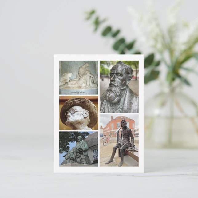 Skrivare Vykort (Stående Fram)